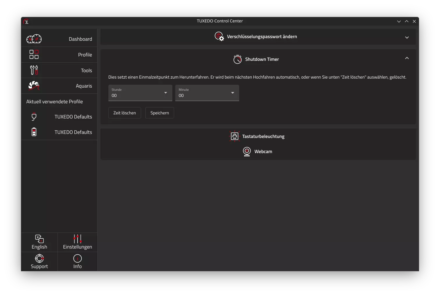 System-Einstellungen